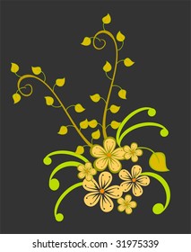 Floral card