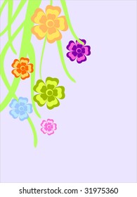 Floral card