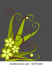 Floral card