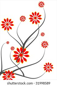 Floral card