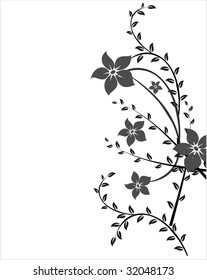 Floral card
