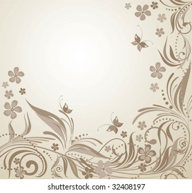 Floral card