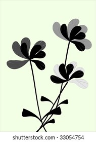  Floral card