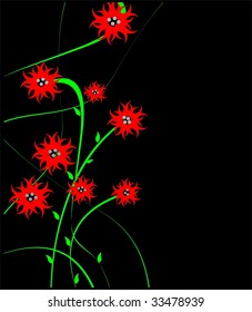 Floral card
