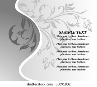 floral card