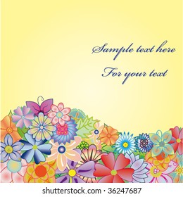 floral card