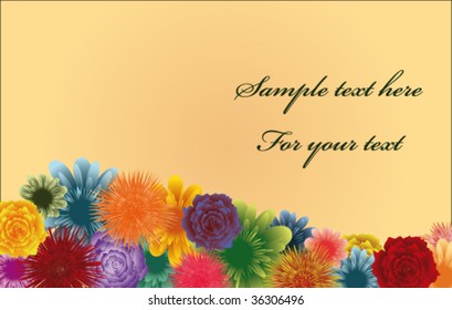 floral card