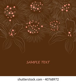 Floral card