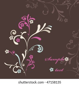 floral card
