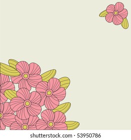 Floral card