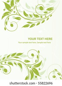 Floral card