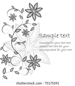 floral card