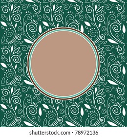 floral card