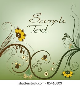 floral card