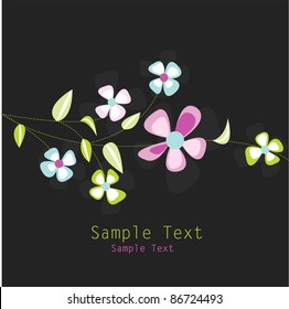 floral card