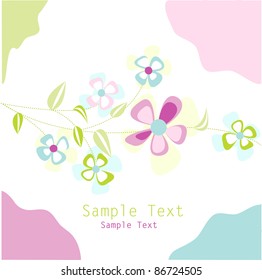 floral card