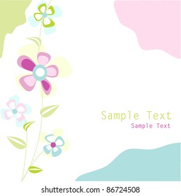 floral card