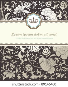 Floral card