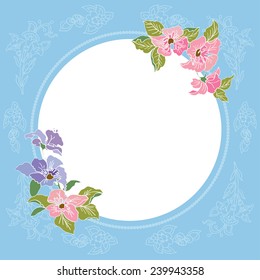 Floral card for any occasion.