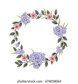 Floral card. Bouquet of roses, and anemone. Vintage vector illustration. Classic. pastel color. wreath shape with phrase Spirit of. for textile, t shirts, greetings card