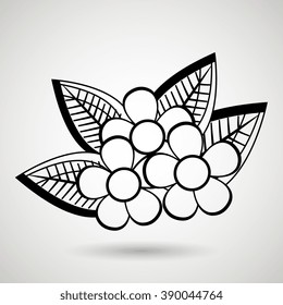 floral card design 