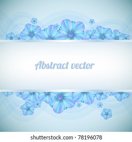 Floral card (eps10 vector background)