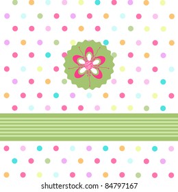 floral card, greeting card