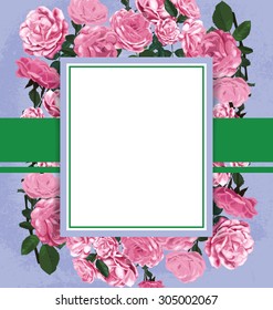 floral card  pattern . Vector Illustration