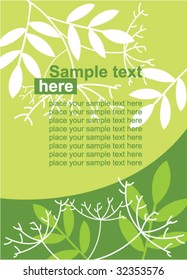 tarjeta floral con lugar para texto
