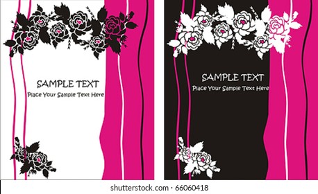 floral card set