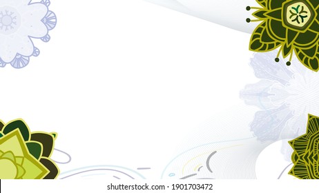  floral card stock vector background