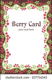 floral card. vector illustration
