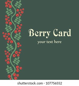 floral card. vector illustration