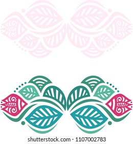 Floral card. Vector illustration