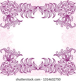 Floral card. Vector illustration
