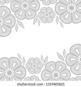 Floral card. Vector illustration