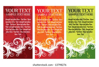 Floral cards