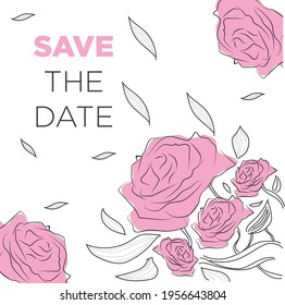 Floral cards in vintage style. Flowers compositions are cropped with Clipping Mask. All objects are conveniently grouped and are easily editable.