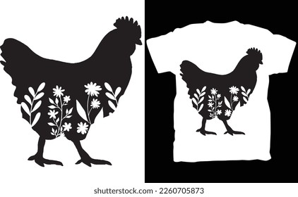 Floral Chicken, Floral Farm Animals , Chicken , Farmhouse S, Farmhouse Sign, Farmhouse Decor , Farm Life,