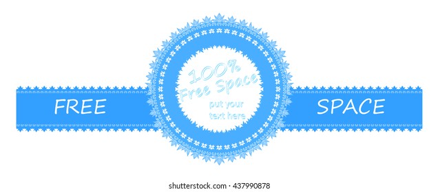 Floral circle frame can be used for greeting card, invitation, poster, banner and more designs.