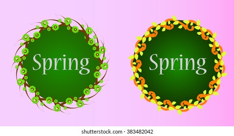 Floral Circle Spring
