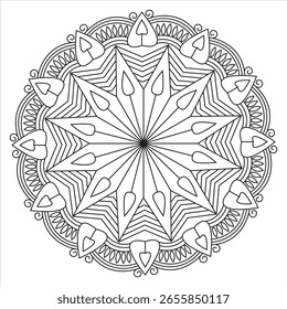 Blumenkreis Stil Muster dekorative Ornament.
