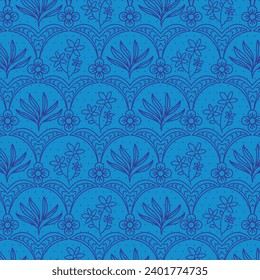 floral classic pattern batik textile