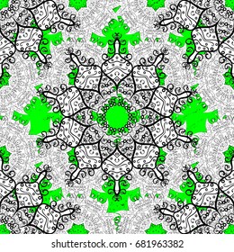 Floral classic texture. Royal retro background. Vector. Design vintage for card, wallpaper, wrapping, textile. White template. Pattern white elements.