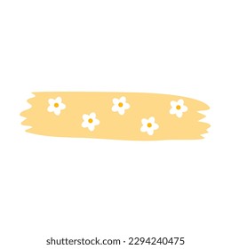 floral clip art sticker washi tapes