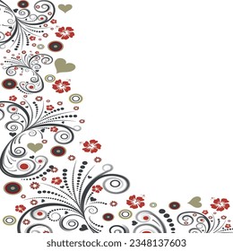 floral color vector illustration beautifull