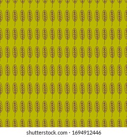 floral colored seamless vector pattern background with leaves