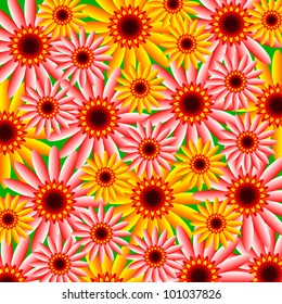 Floral colorful background