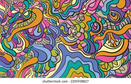 floral colorful ornament pattern vector illustration