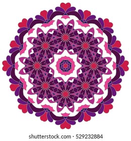 Floral with colorful pattern. Can be used as wallpaper, background, cover,texture.